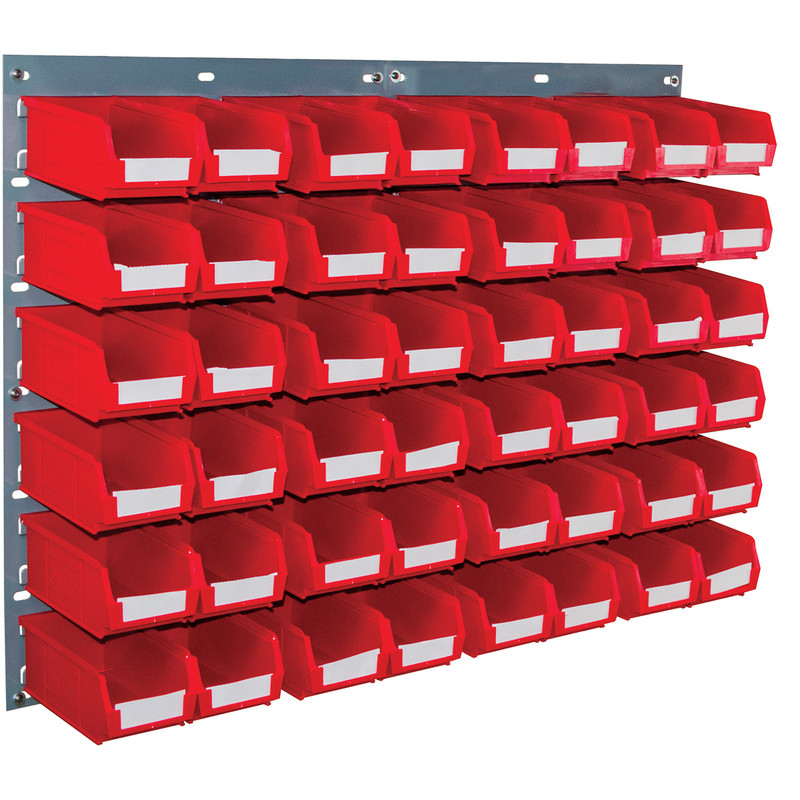 Louvre Panel Racks & Bins